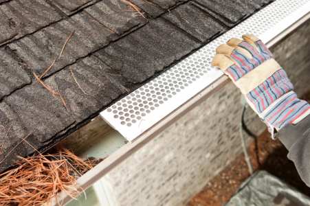 Gutter services by George Stewart Painting and Wall Coverings